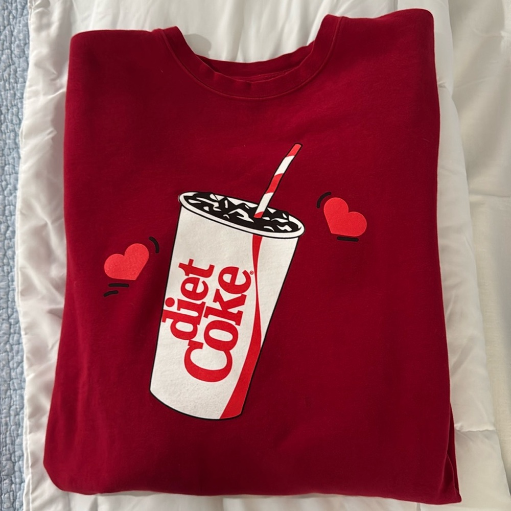 Stoney Clover Diet Coke sweatshirt size S/M